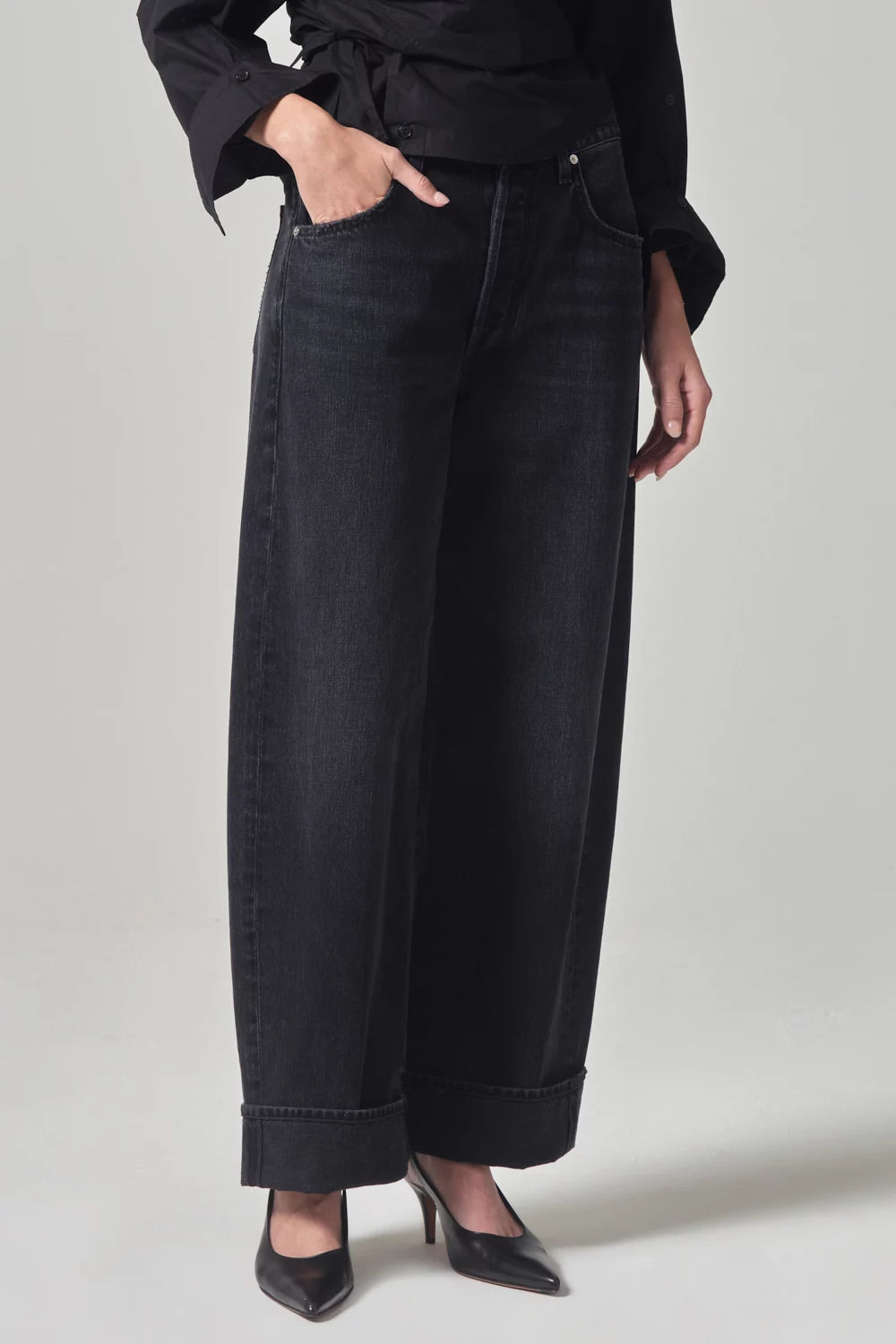 Ayla Baggy Cuffed Crop Pants Citizens of Humanity   