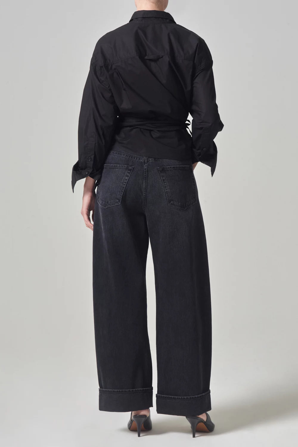 Ayla Baggy Cuffed Crop Pants Citizens of Humanity   