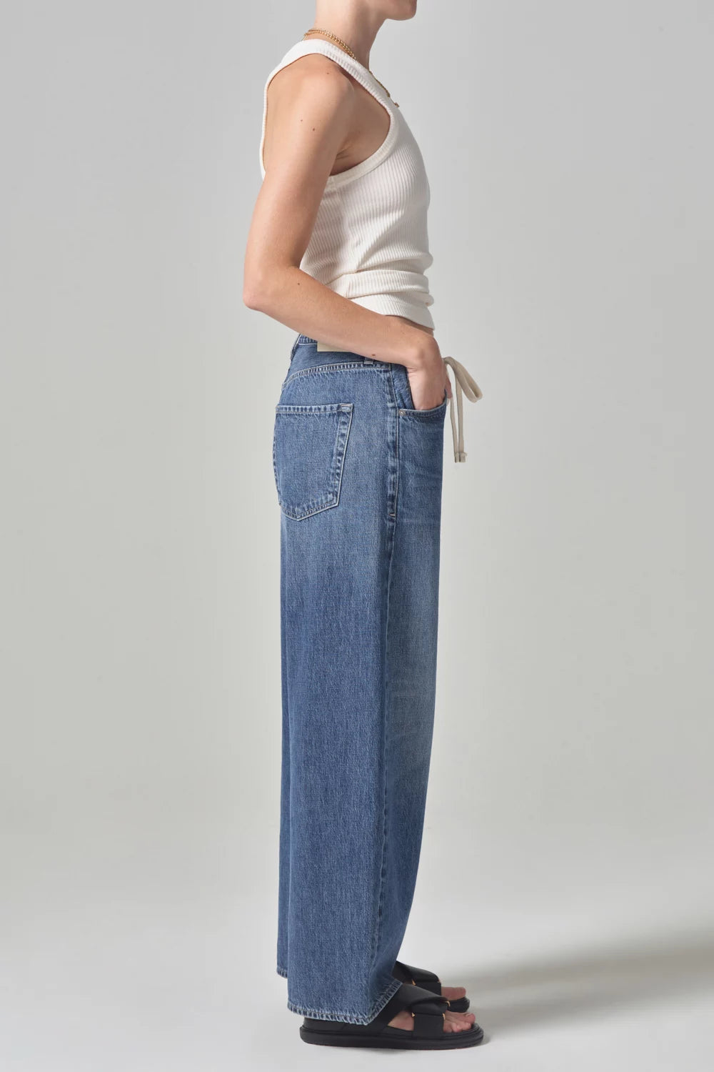 Brynn Drawstring Trouser Pants Citizens of Humanity   