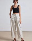 Bari Crop Trouser Pants Apiece Apart   