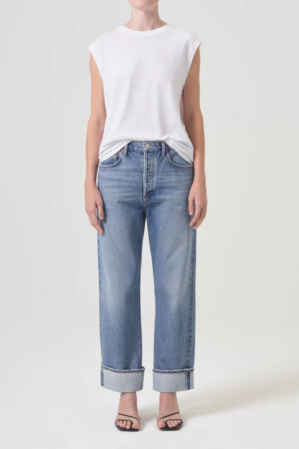 Fran Low Slung Straight Pants Agolde