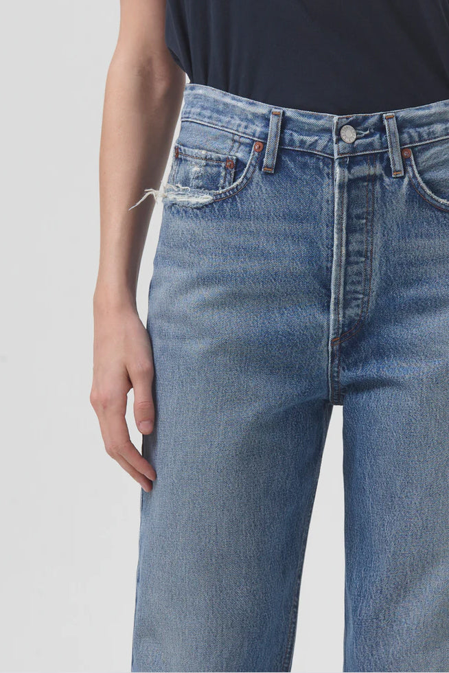 90's Mid Rise Loose Fit Pants Agolde