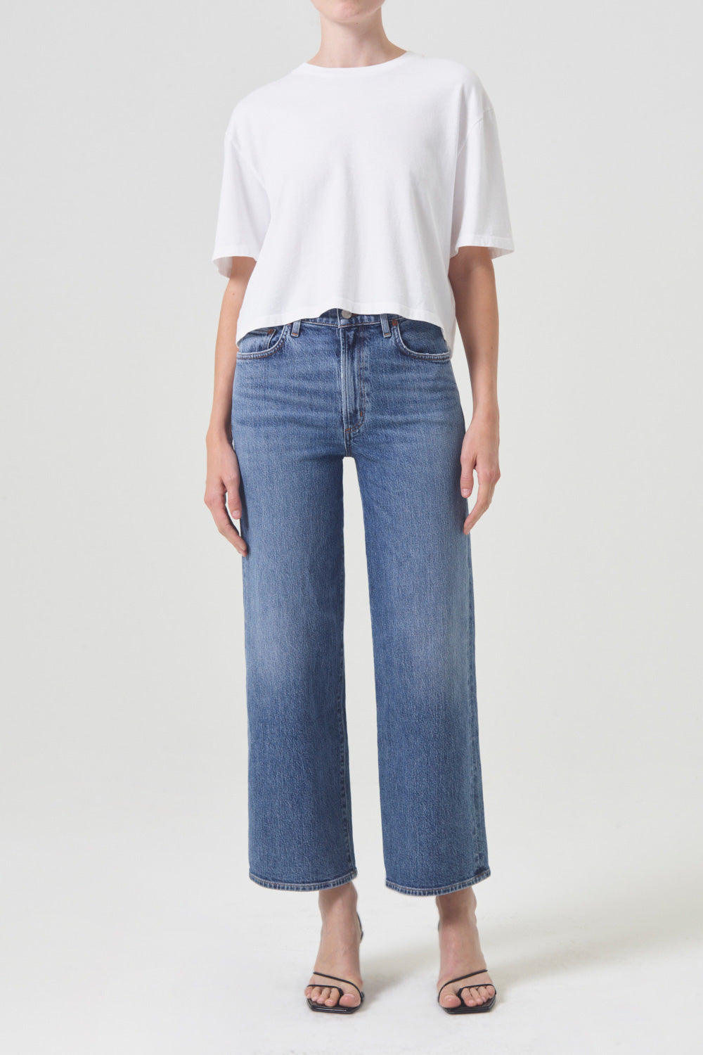 Harper Crop Jean Pants Agolde   