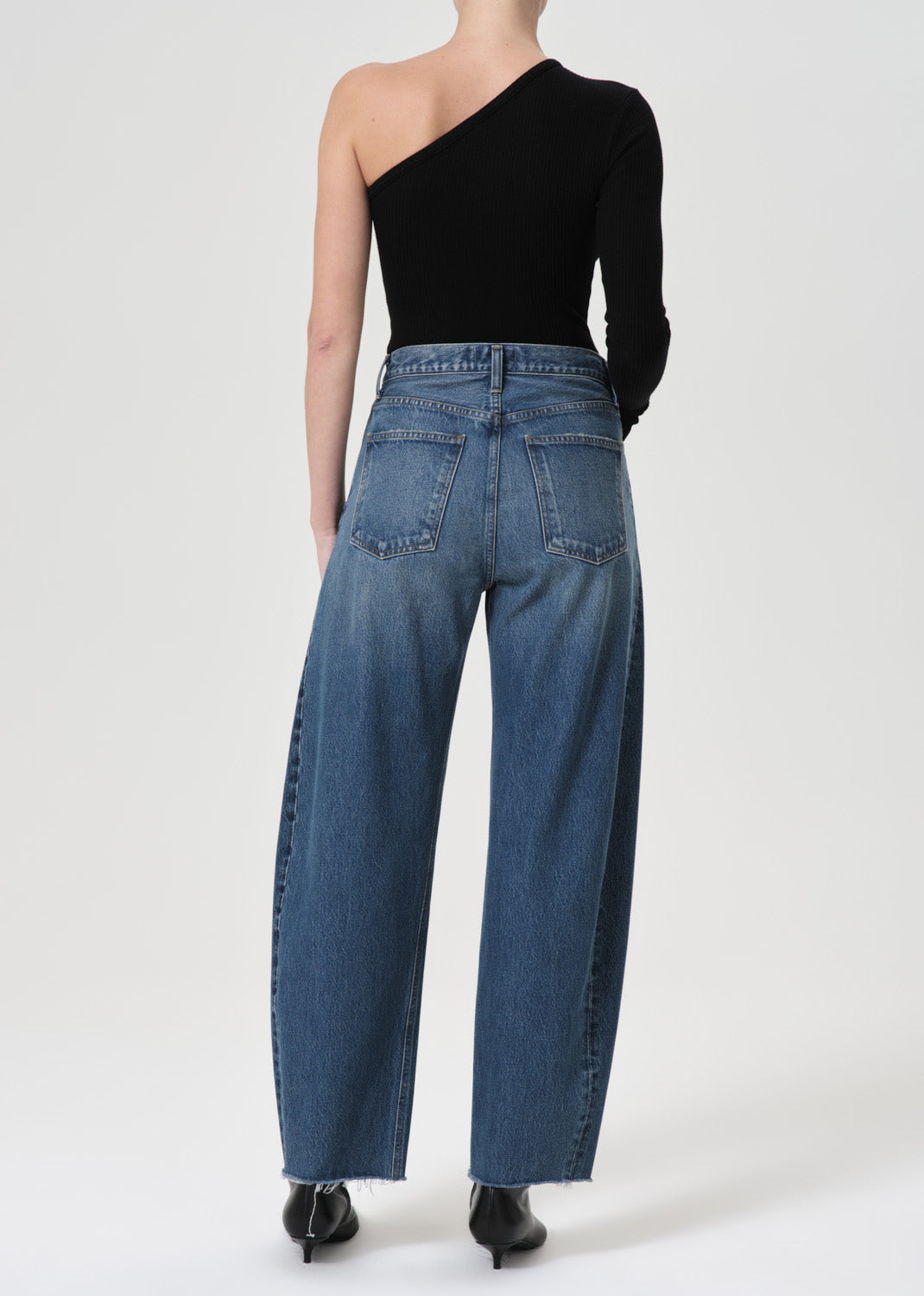 Luna High Rise Pieced Taper Pants Agolde