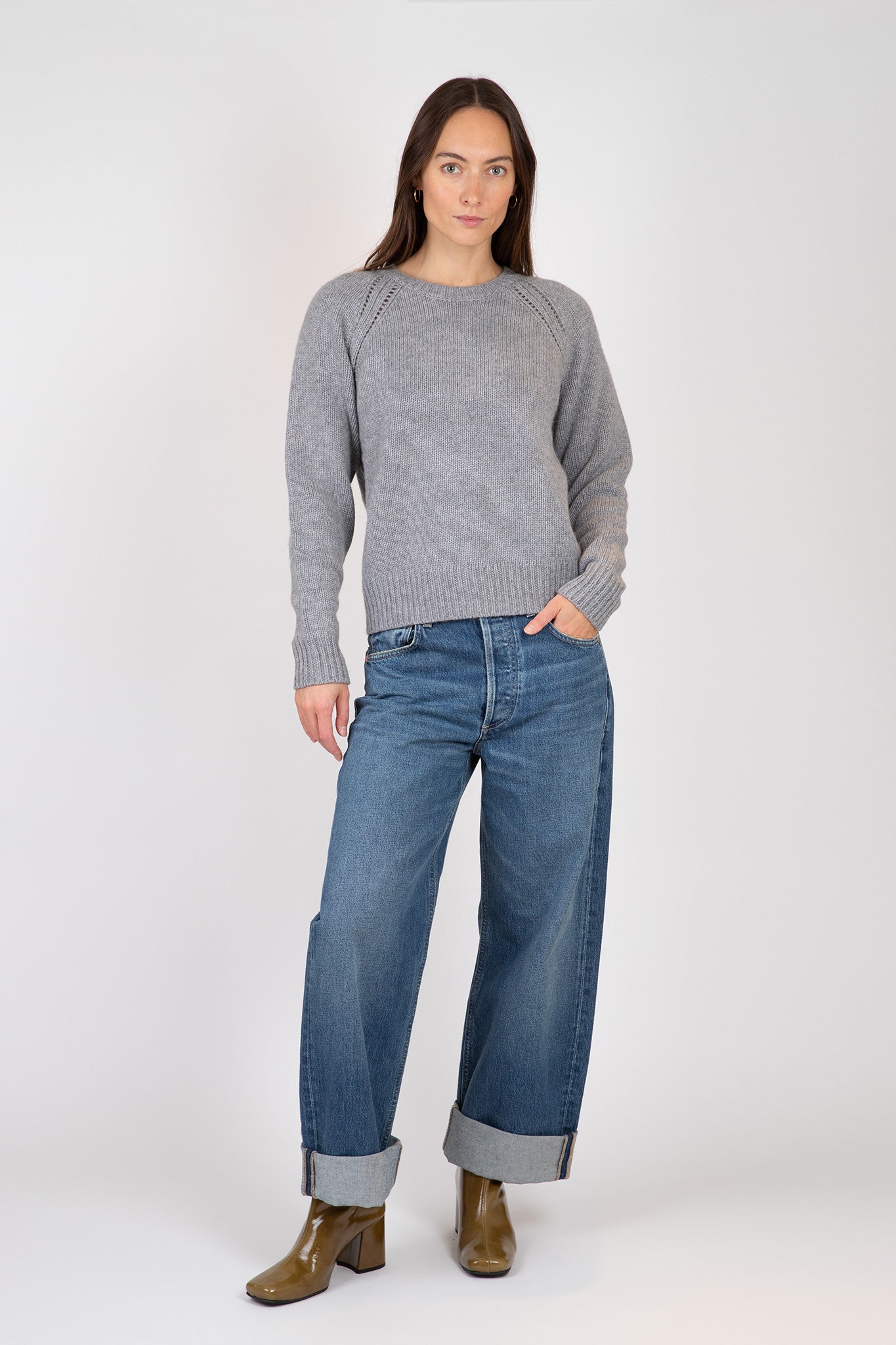 Relaxed Open Raglan Crew Sweaters & Knits Autumn Cashmere   