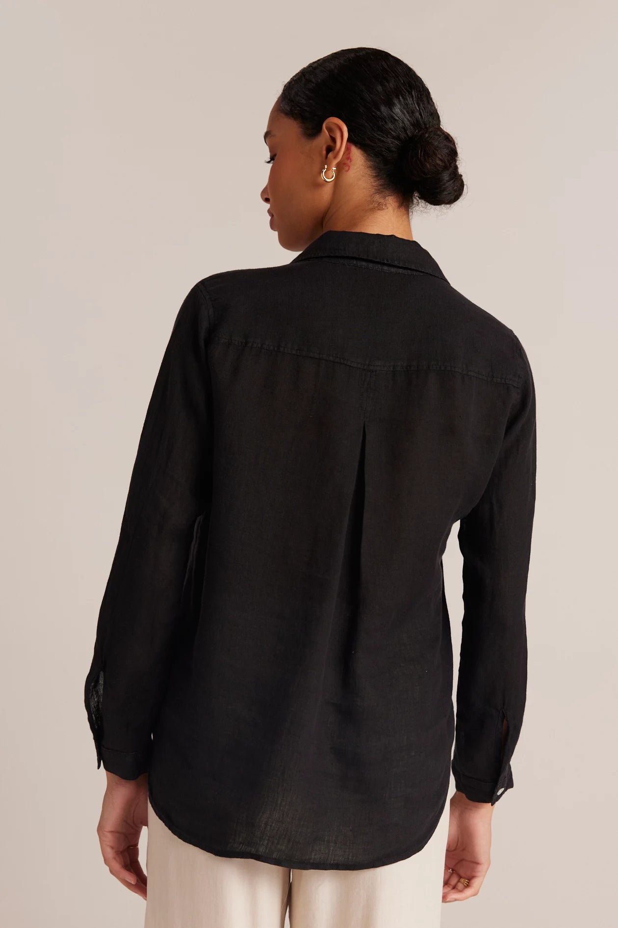 Linen Pocket Button Down Tops Bella Dahl