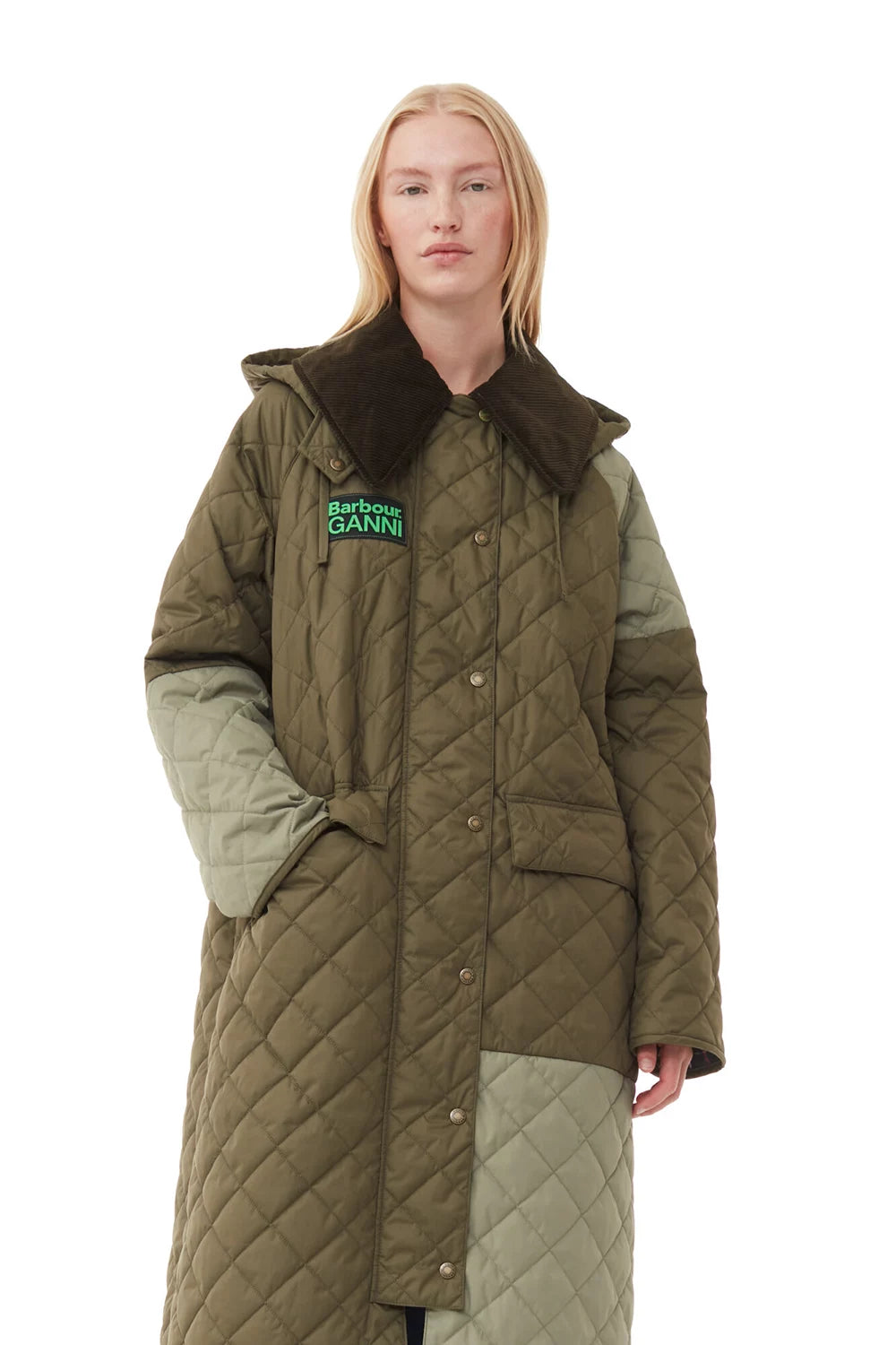 Burghley Quilted Jacket Jackets &amp; Coats Barbour x GANNI   