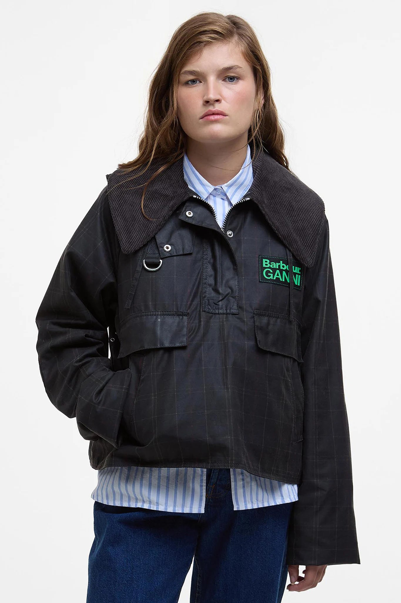Wax Anorak Smock Jackets & Coats Barbour x GANNI