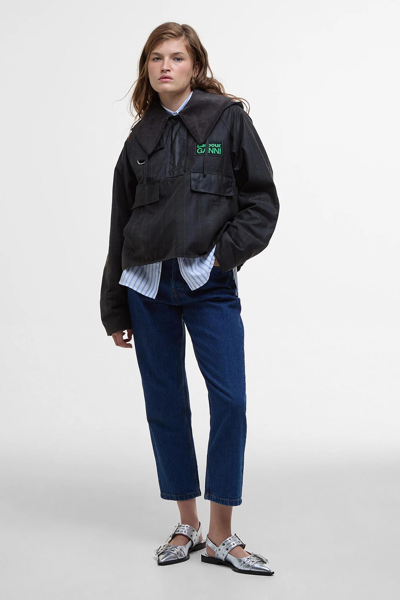 Wax Anorak Smock Jackets & Coats Barbour x GANNI