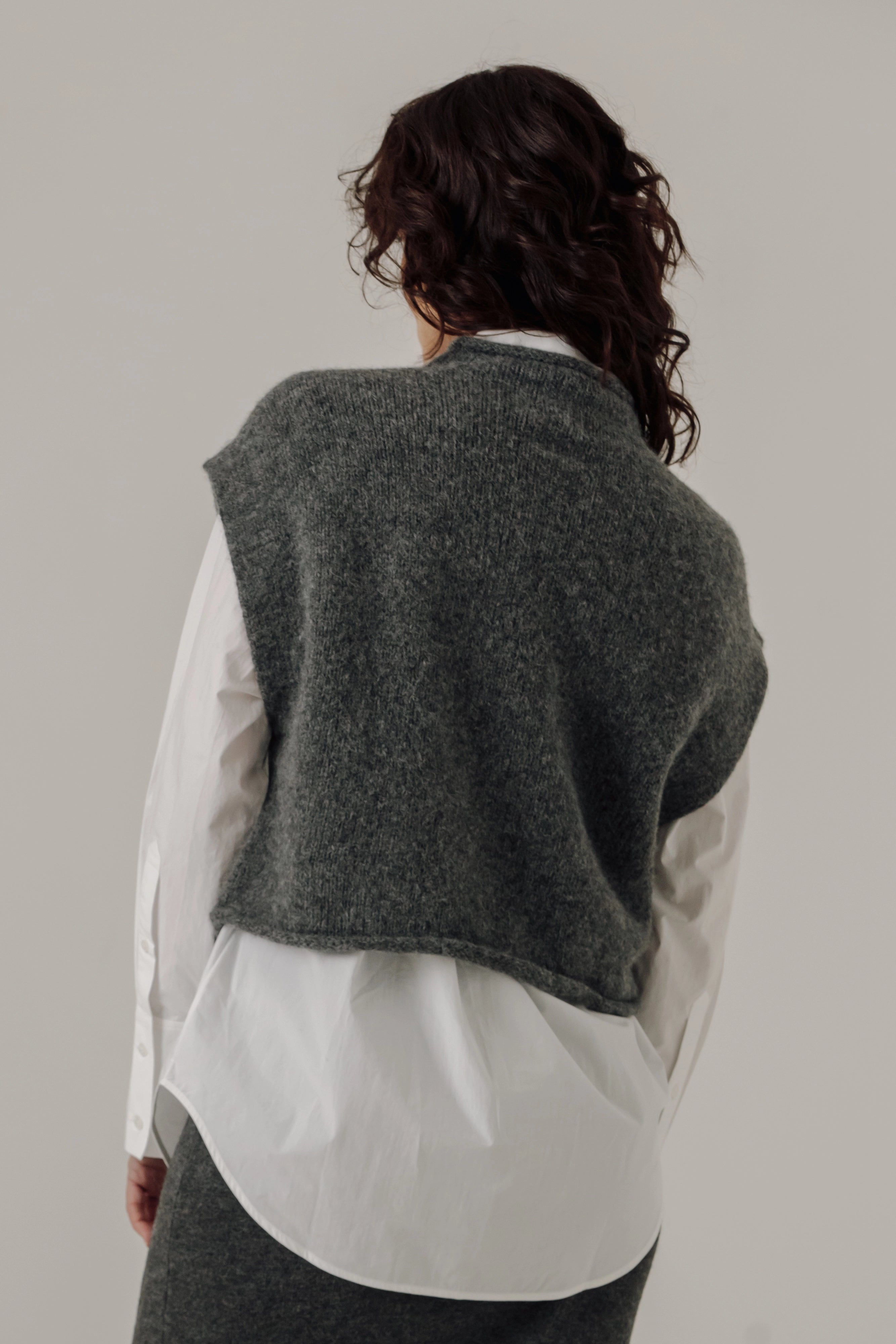 Alpaca Iris Vest Sweaters & Knits Bare Knitwear