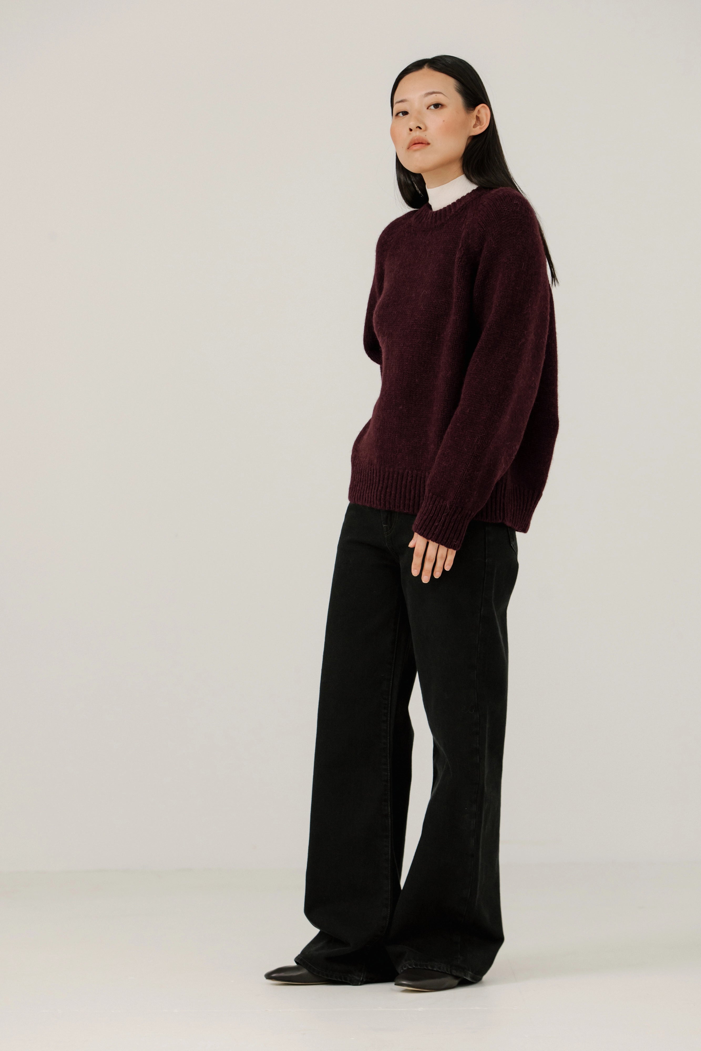 Classic Oversized Crewneck Sweaters & Knits Bare Knitwear