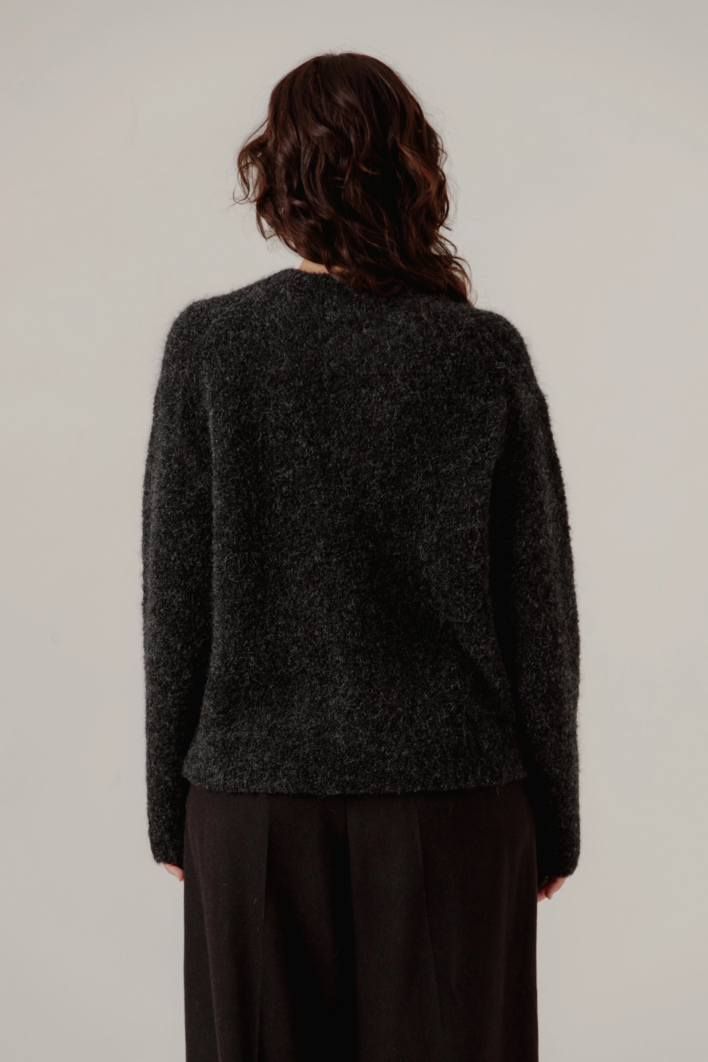 Colette Boucle Crewneck Sweaters & Knits Bare Knitwear