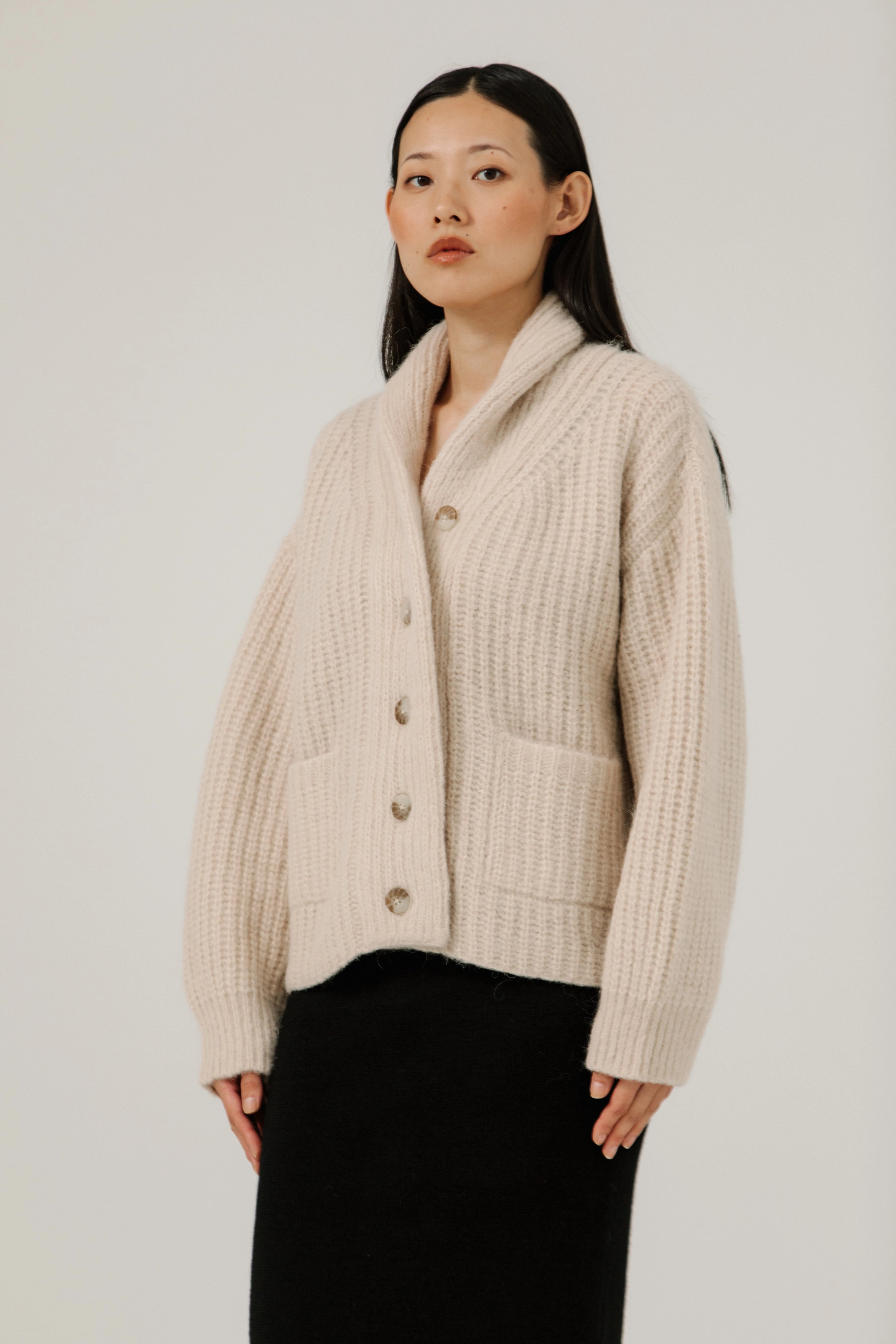 Oversized Shawl Cardigan Sweaters & Knits Bare Knitwear
