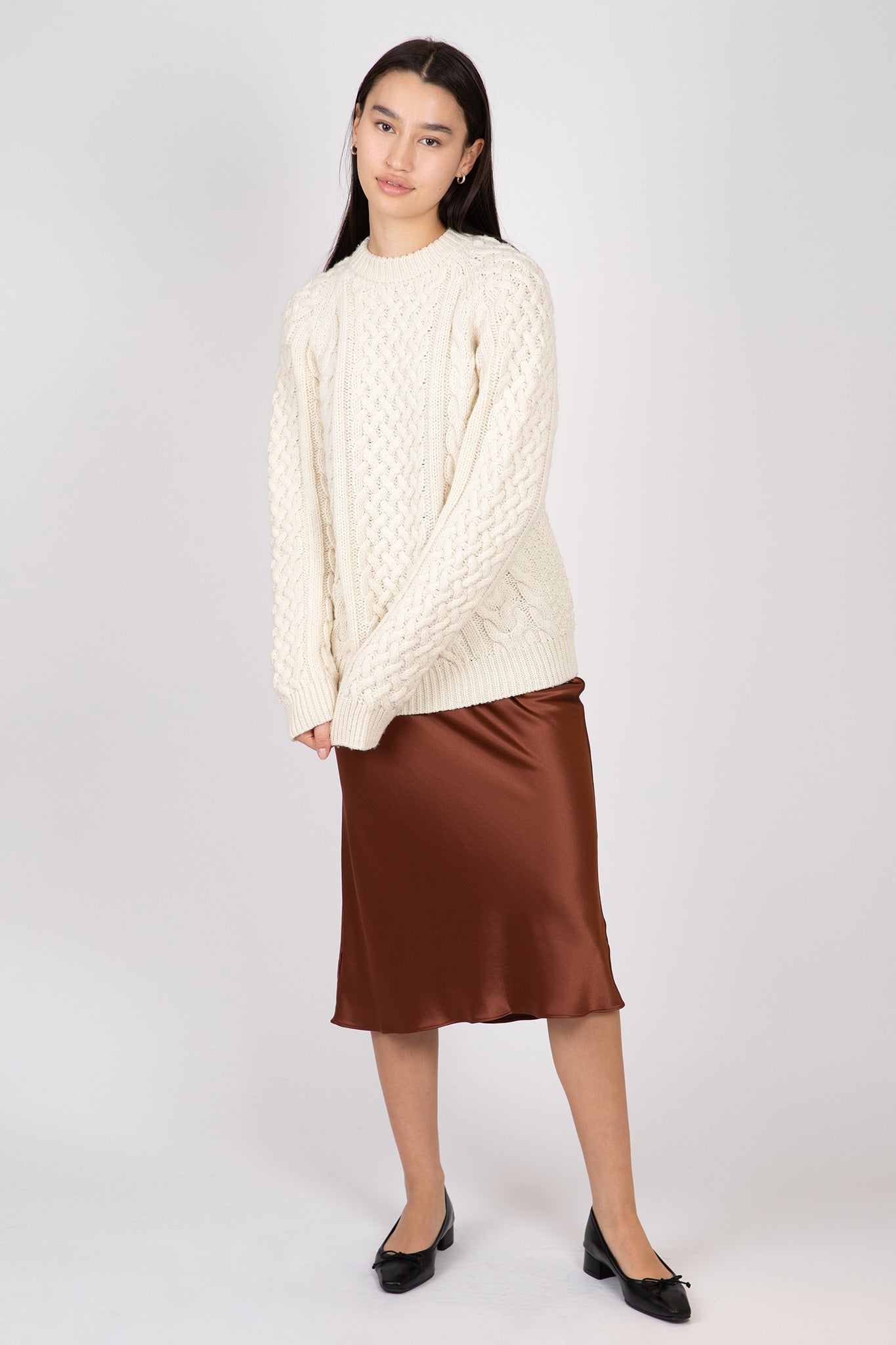 Porteau Cable Crew Sweaters & Knits Bare Knitwear   