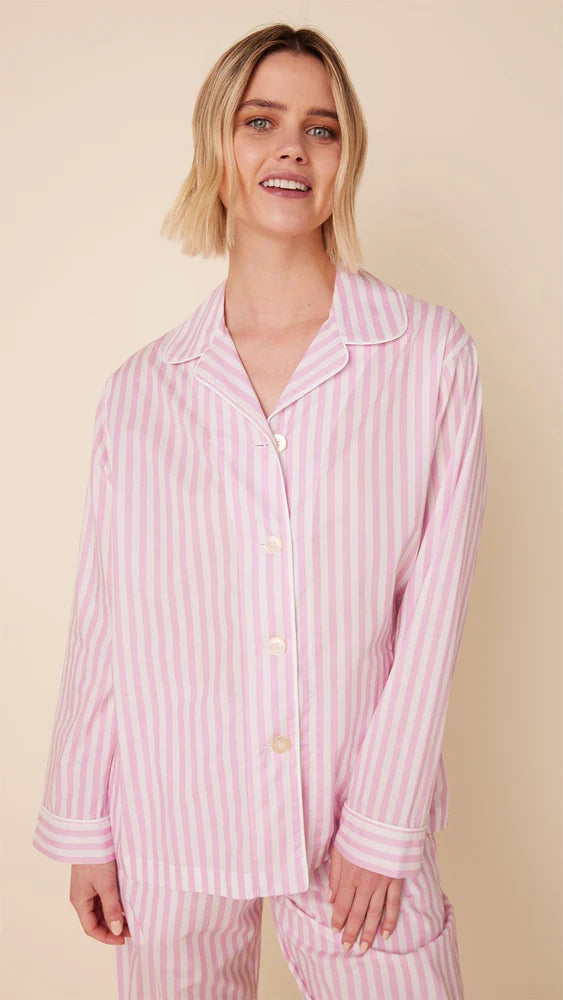 Luxe Pima Long-Sleeved Pajama Sleepwear The Cat's Pajamas