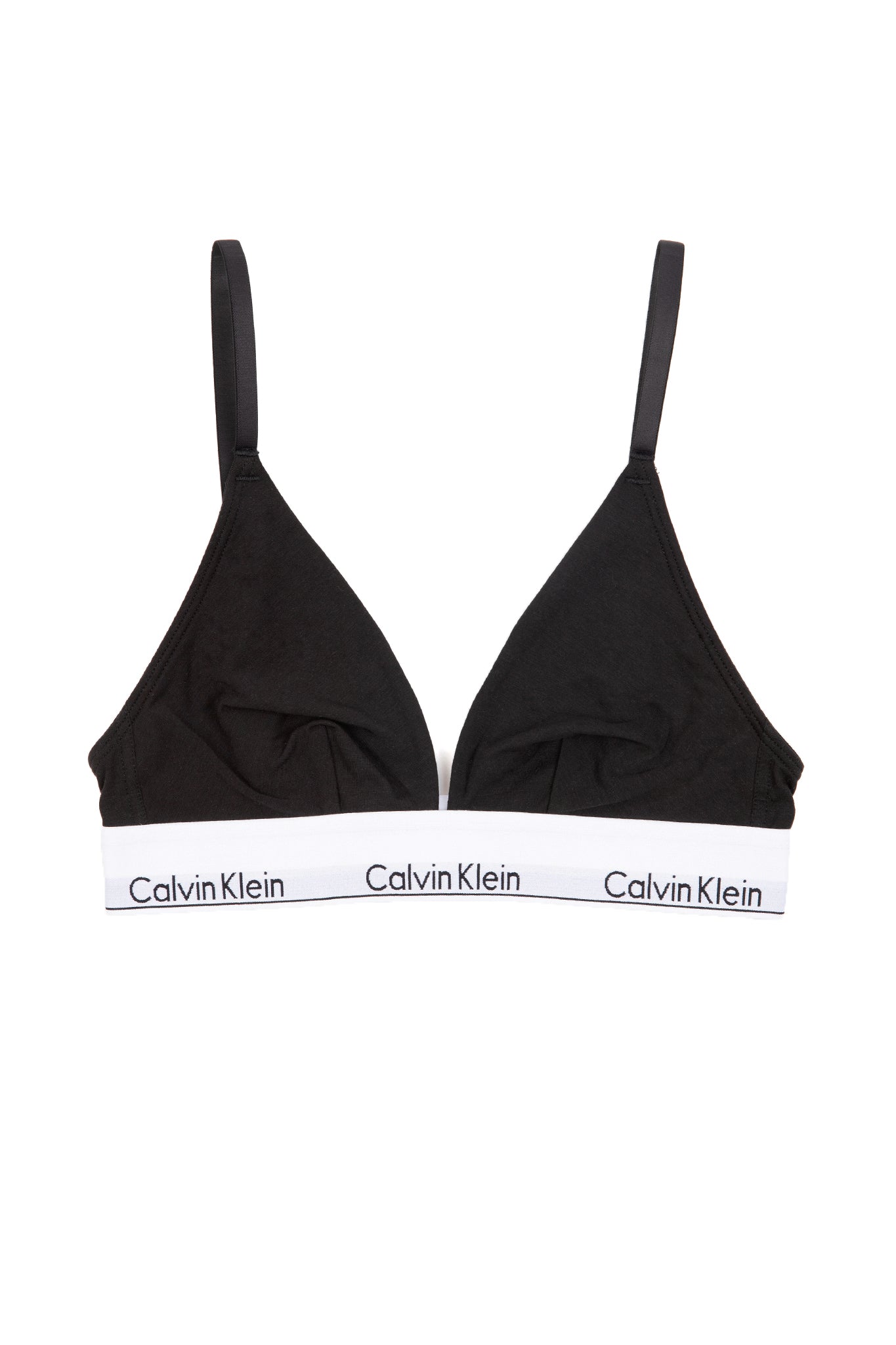 Modern Cotton Performance Unlined Triangle Bralette by Calvin Klein Online, THE ICONIC