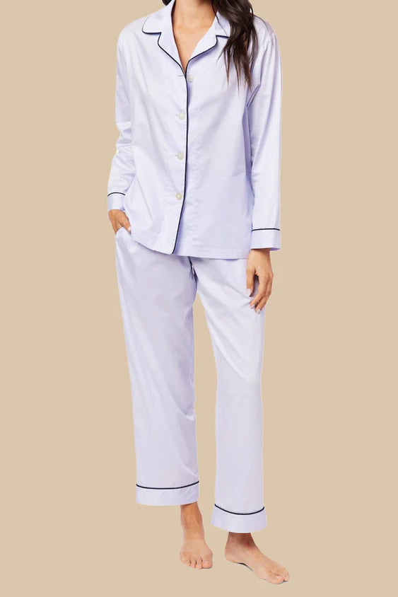 Classic Luxe Pima Pajama Set Sleepwear The Cat's Pajamas   