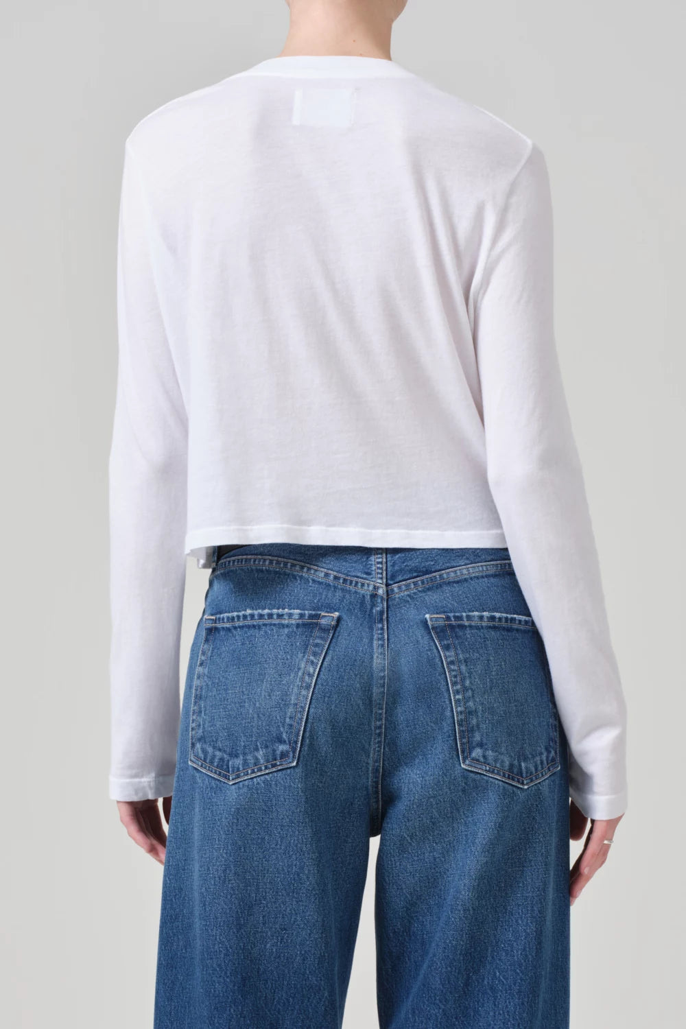 Sabine Cropped Long Sleeve T-Shirts Citizens of Humanity