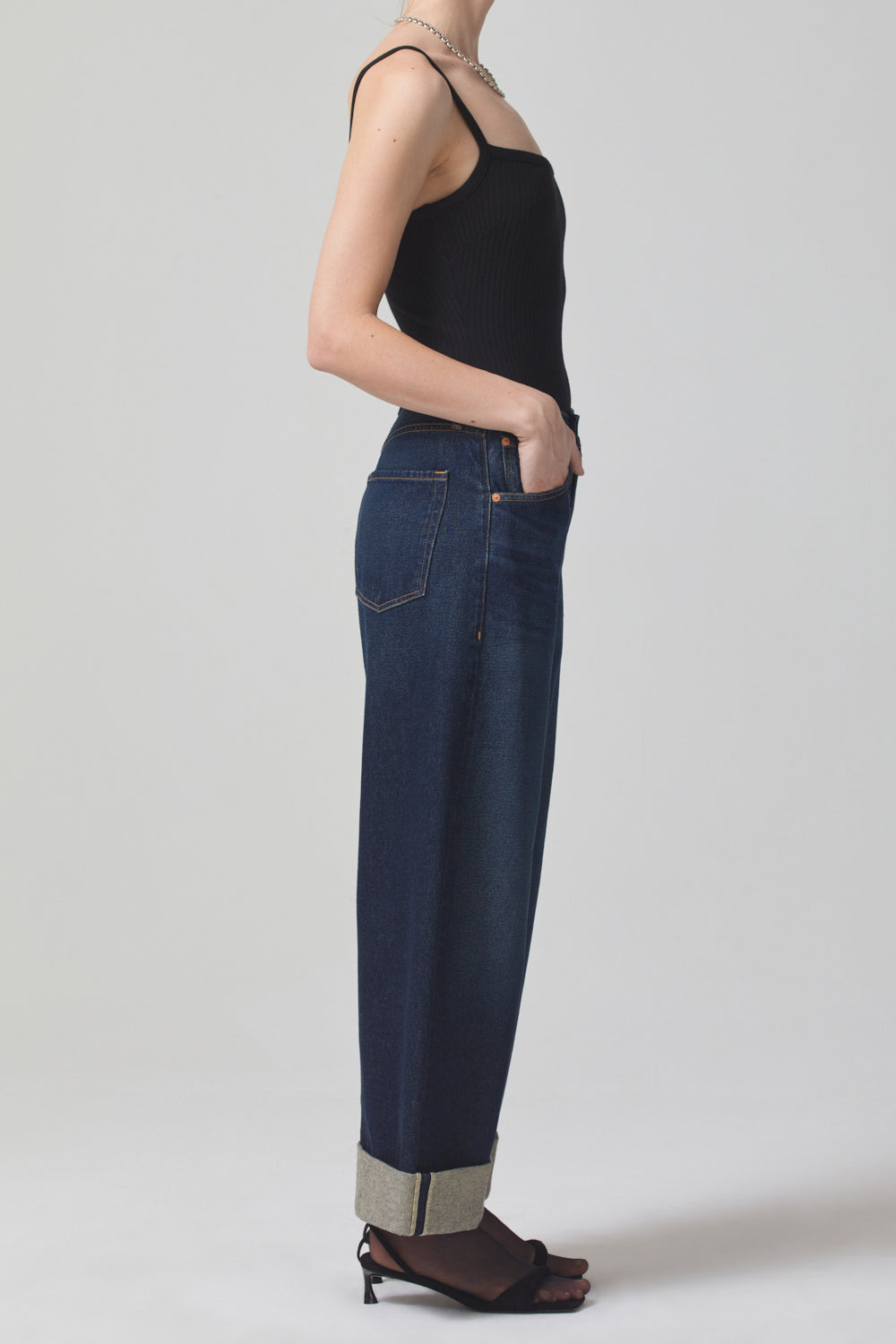 Ayla Baggy Cuffed Crop Pants Citizens of Humanity   