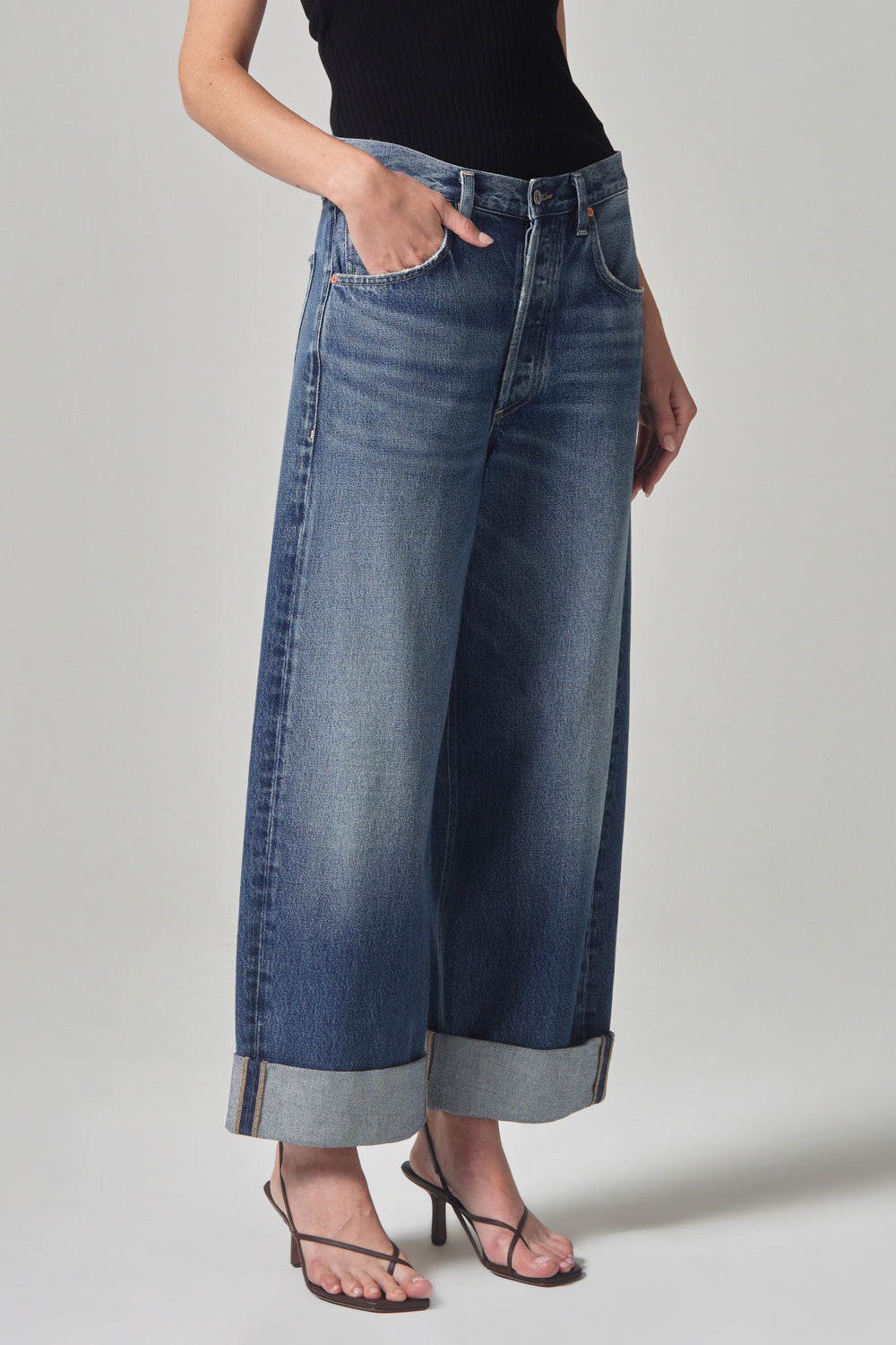 Ayla Baggy Cuffed Crop Pants Citizens of Humanity   