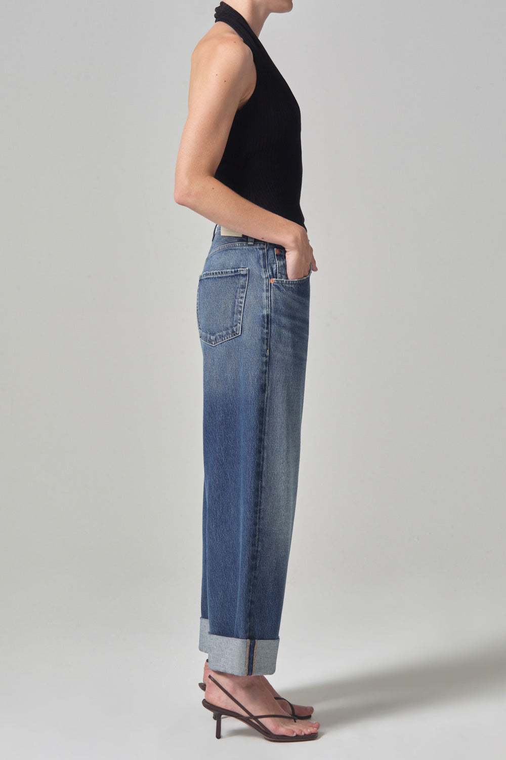 Ayla Baggy Cuffed Crop Pants Citizens of Humanity   