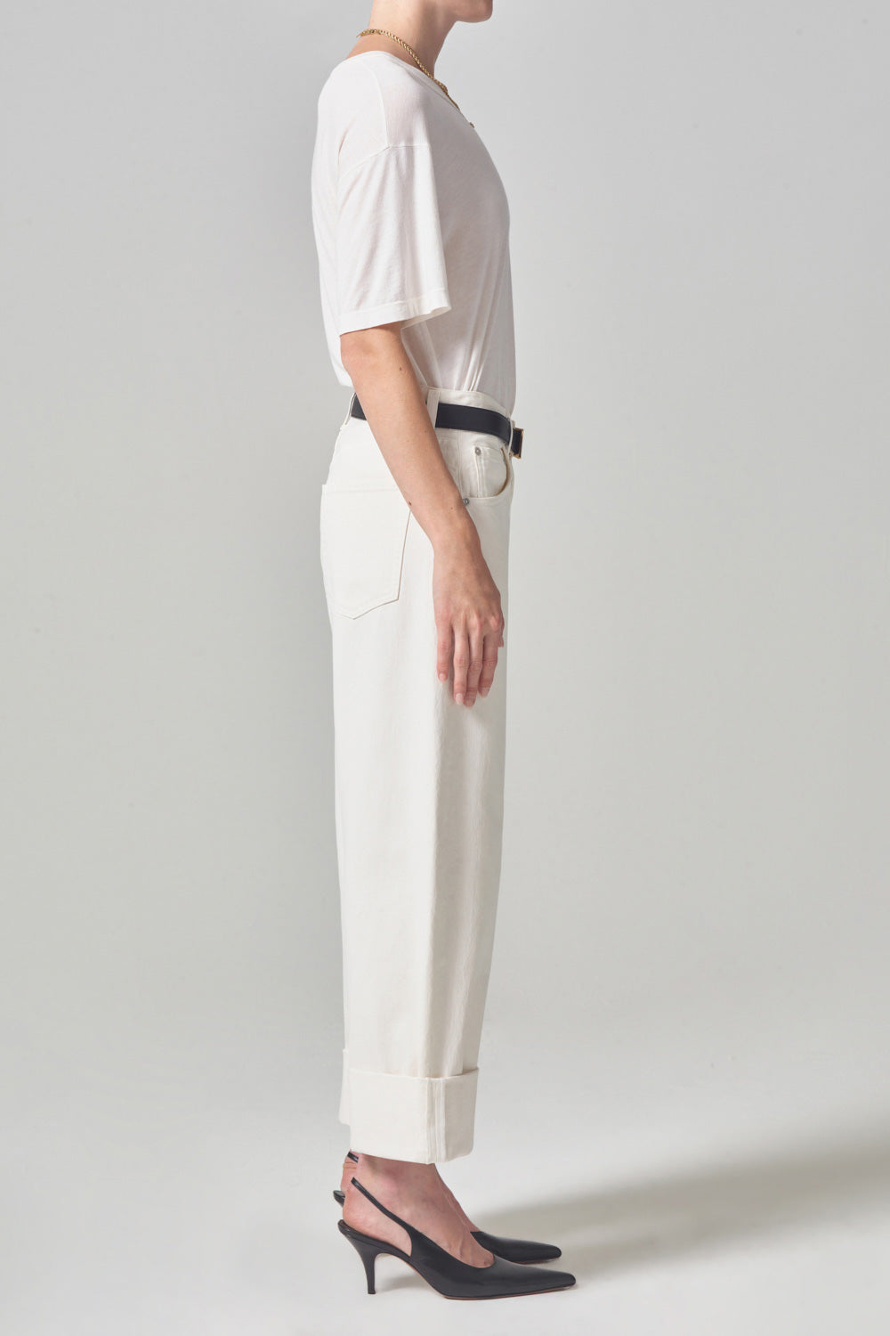 Ayla Baggy Cuffed Crop Pants Citizens of Humanity   