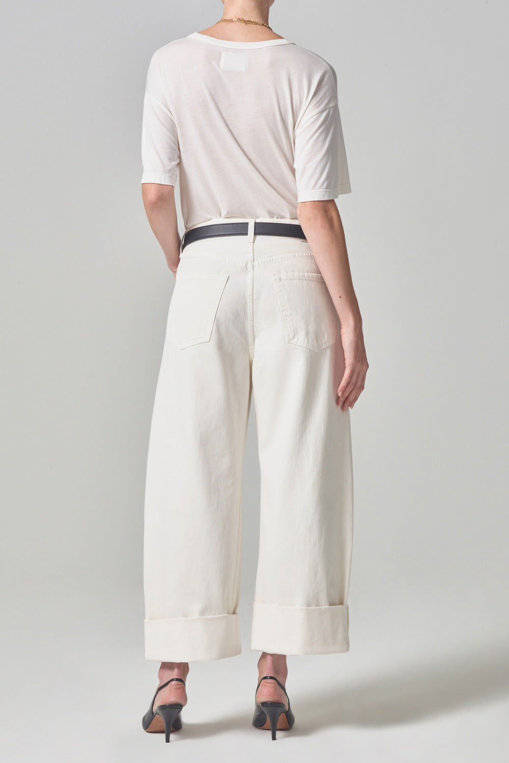 Ayla Baggy Cuffed Crop Pants Citizens of Humanity   