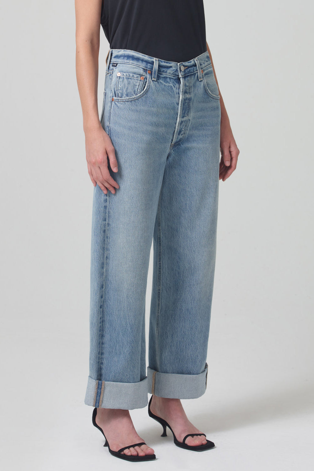 Ayla Baggy Cuffed Crop Pants Citizens of Humanity   