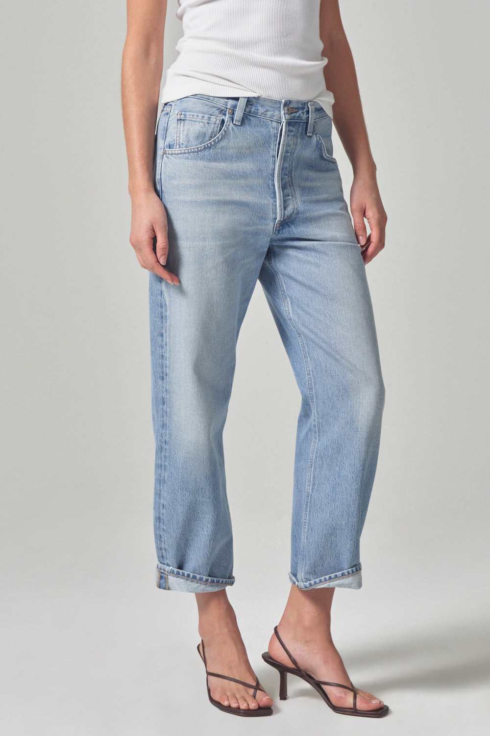 Dahlia Bow Leg Baby Roll Pants Citizens of Humanity