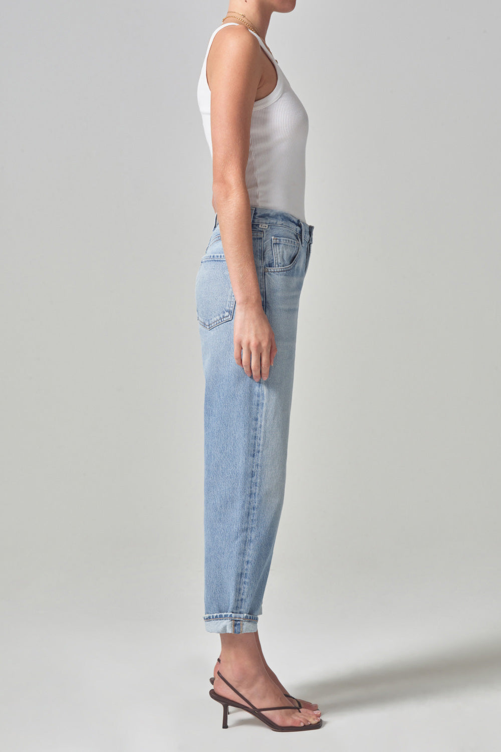 Dahlia Bow Leg Baby Roll Pants Citizens of Humanity