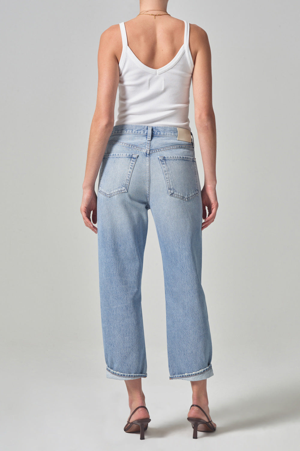 Dahlia Bow Leg Baby Roll Pants Citizens of Humanity