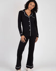 Bella Long Sleeve Top & Pant Pajama Set Sleepwear Cosabella   