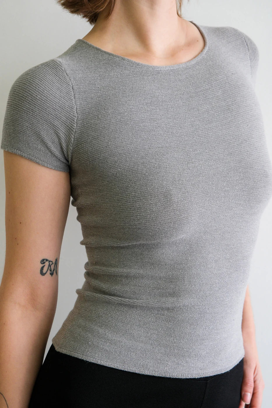 Mona Tee T-Shirts Geel