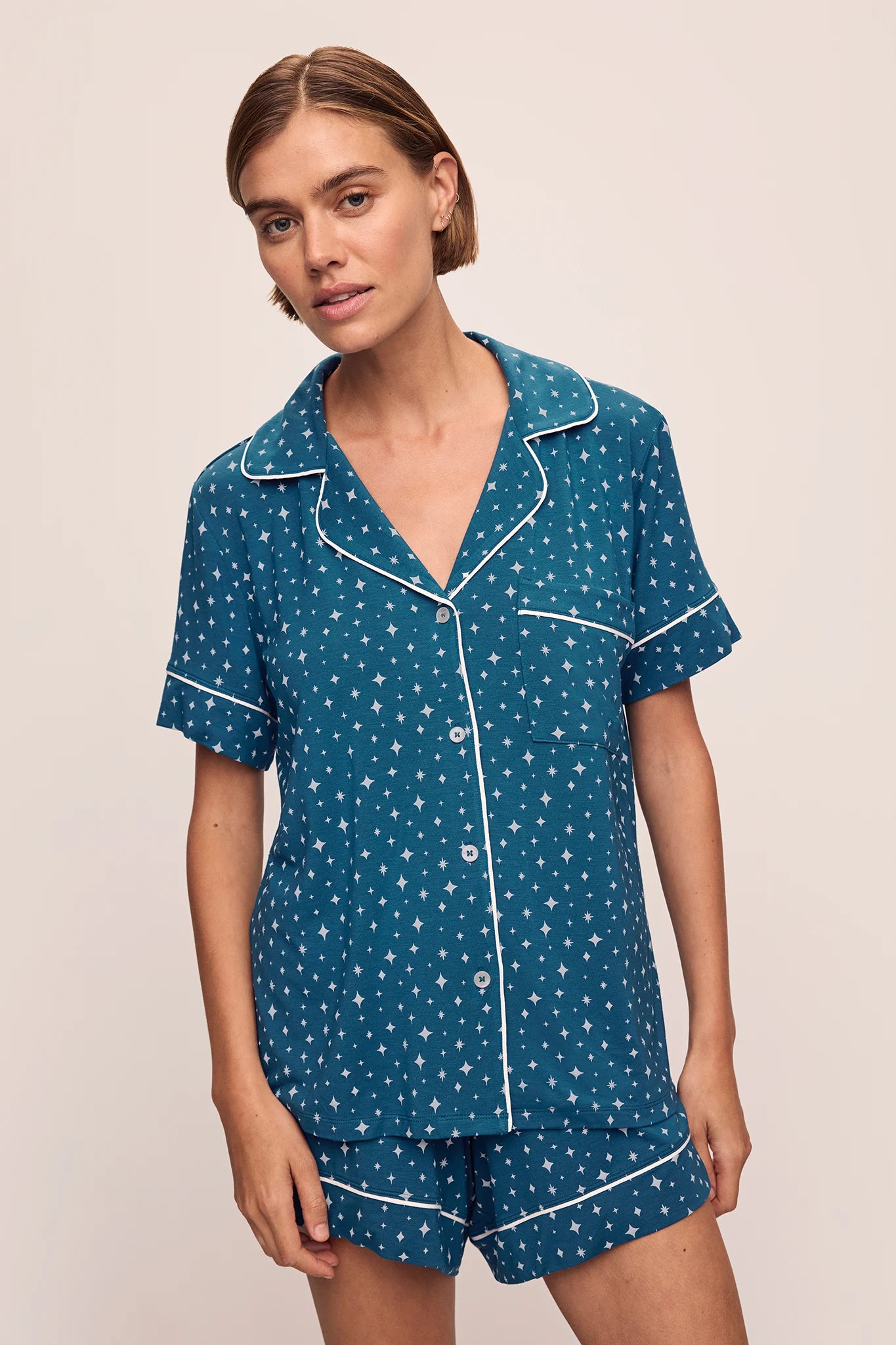 Gisele Printed TENCEL Modal Relaxed Short PJ Set