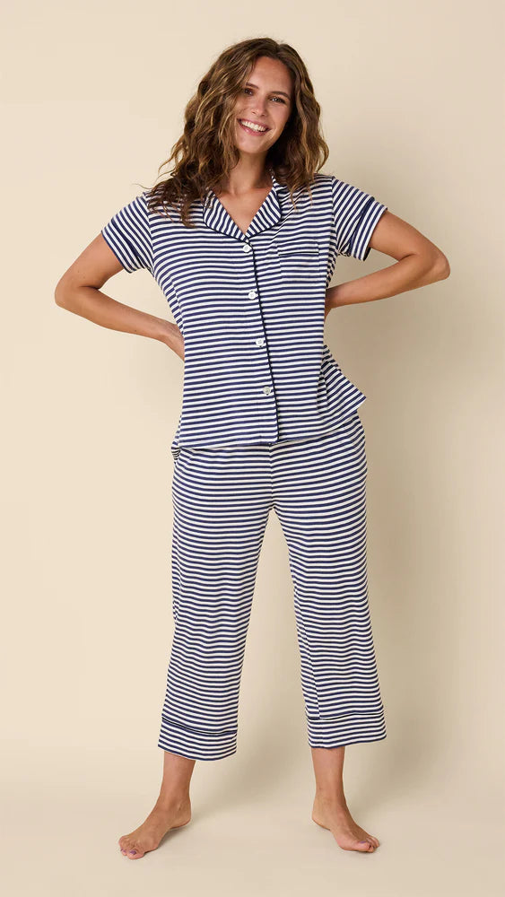 Pima Knit Capri Set Sleepwear The Cat's Pajamas