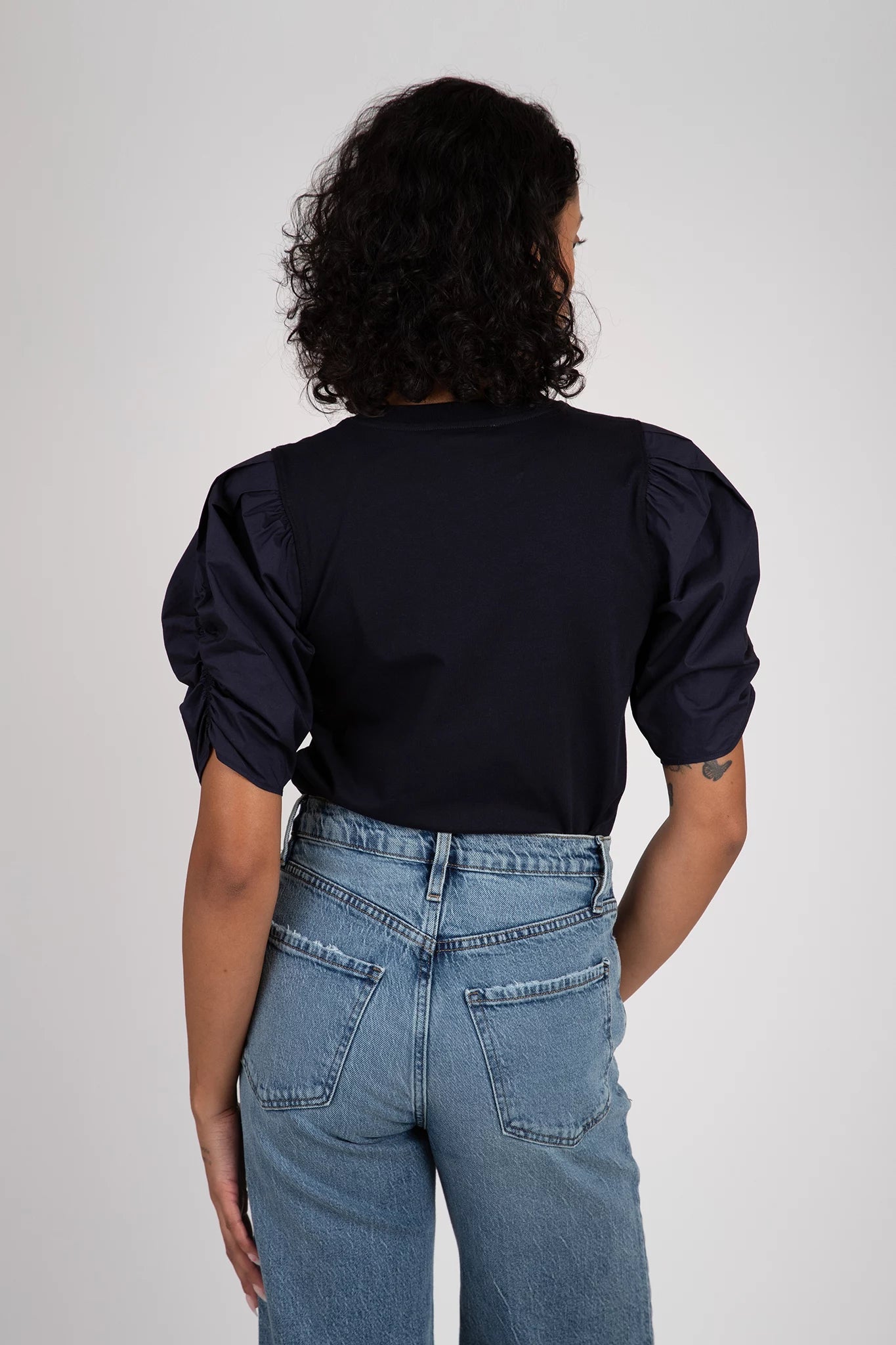 Pleated Puff Sleeve Tee T-Shirts FRAME