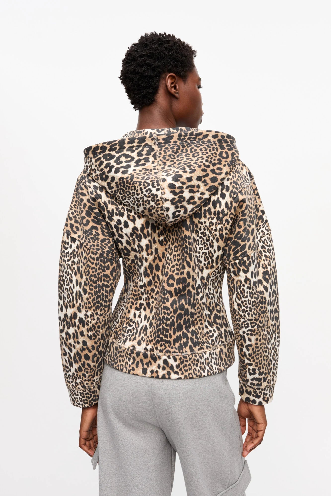 Fleece Zip Hoodie Sweaters & Knits Ganni