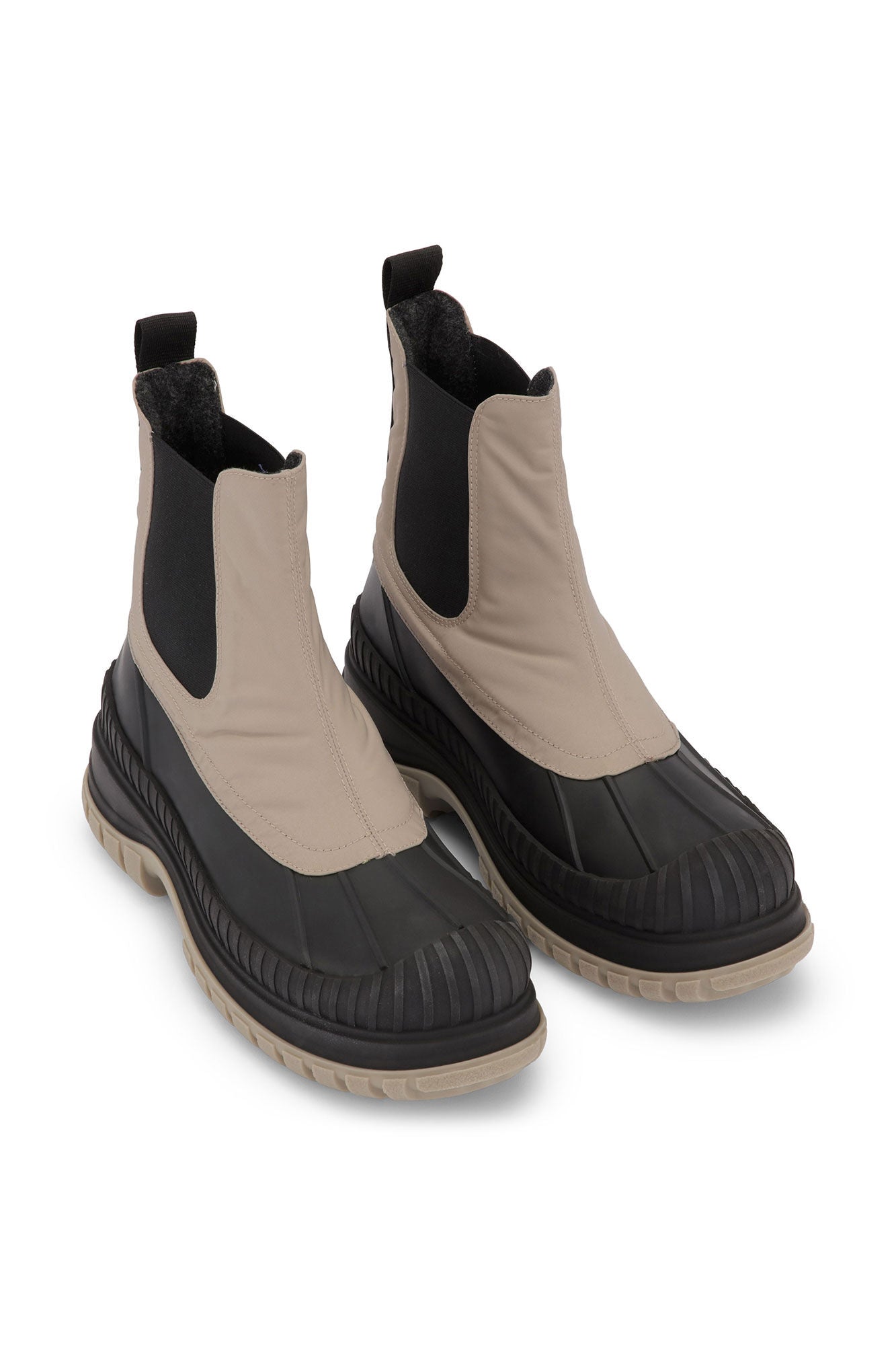 Beige Outdoor Chelsea Boots Footwear Ganni   