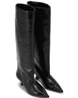 Black Soft Slouchy High Shaft Boots Footwear Ganni   