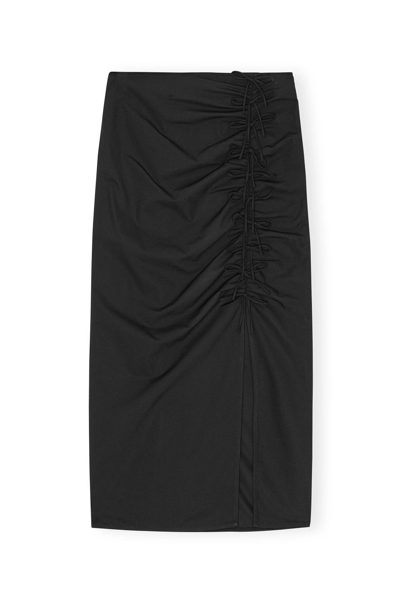 Drapey Melange Midi Skirt Skirts &amp; Dresses Ganni   