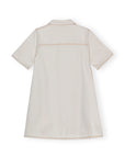 White Heavy Denim Mini Dress Skirts & Dresses Ganni   