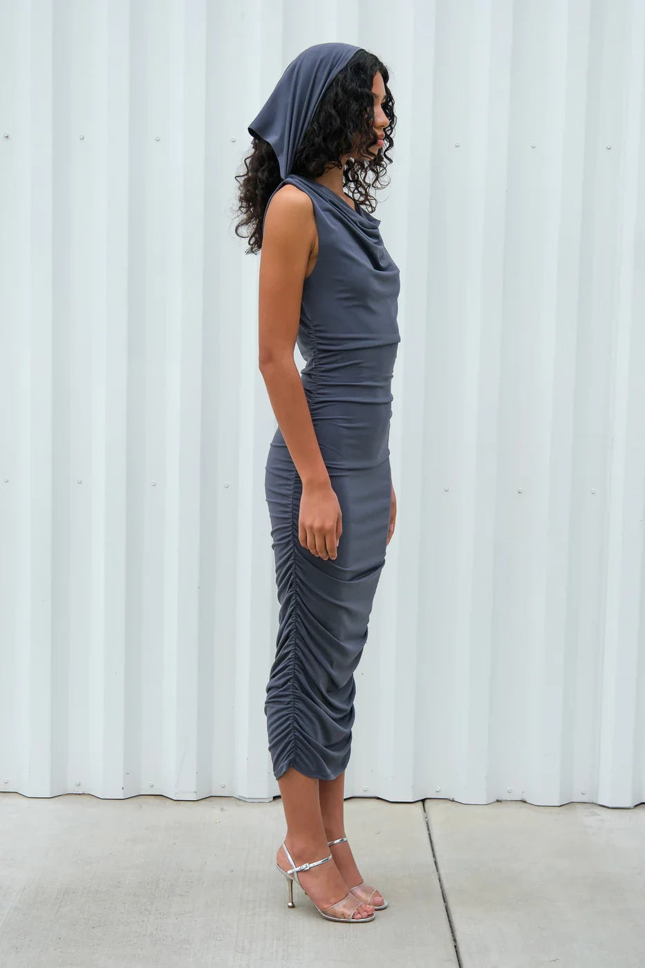 Eva Hooded Dress Dresses Geel