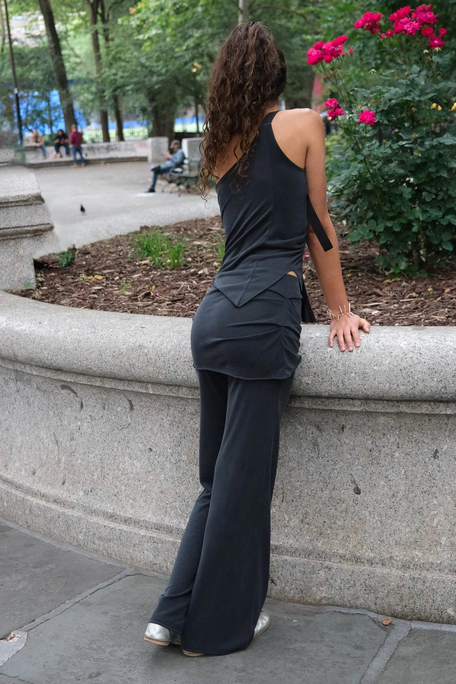Porto Pant Pants Geel
