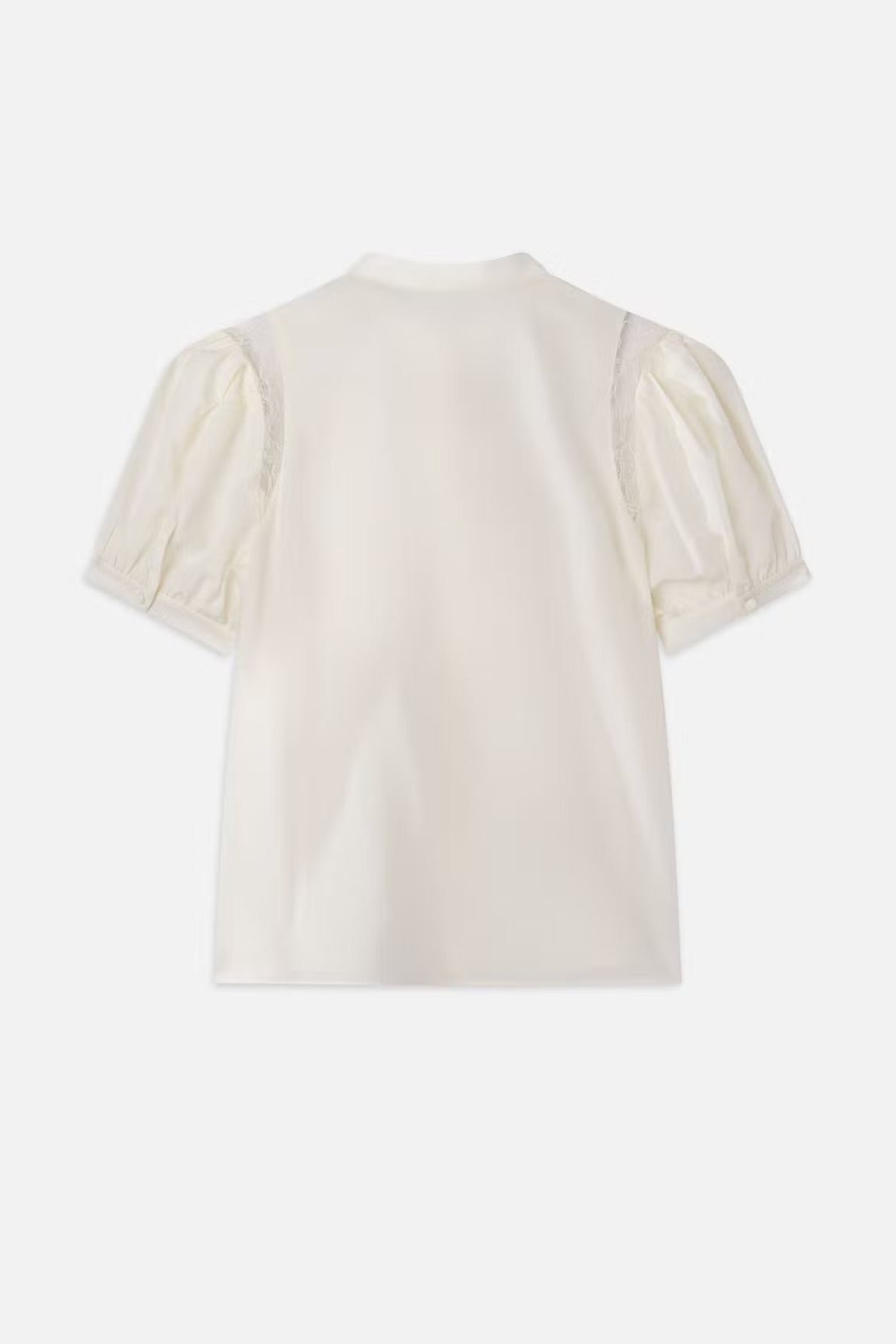 Lace Shoulder Inset Blouse Tops FRAME