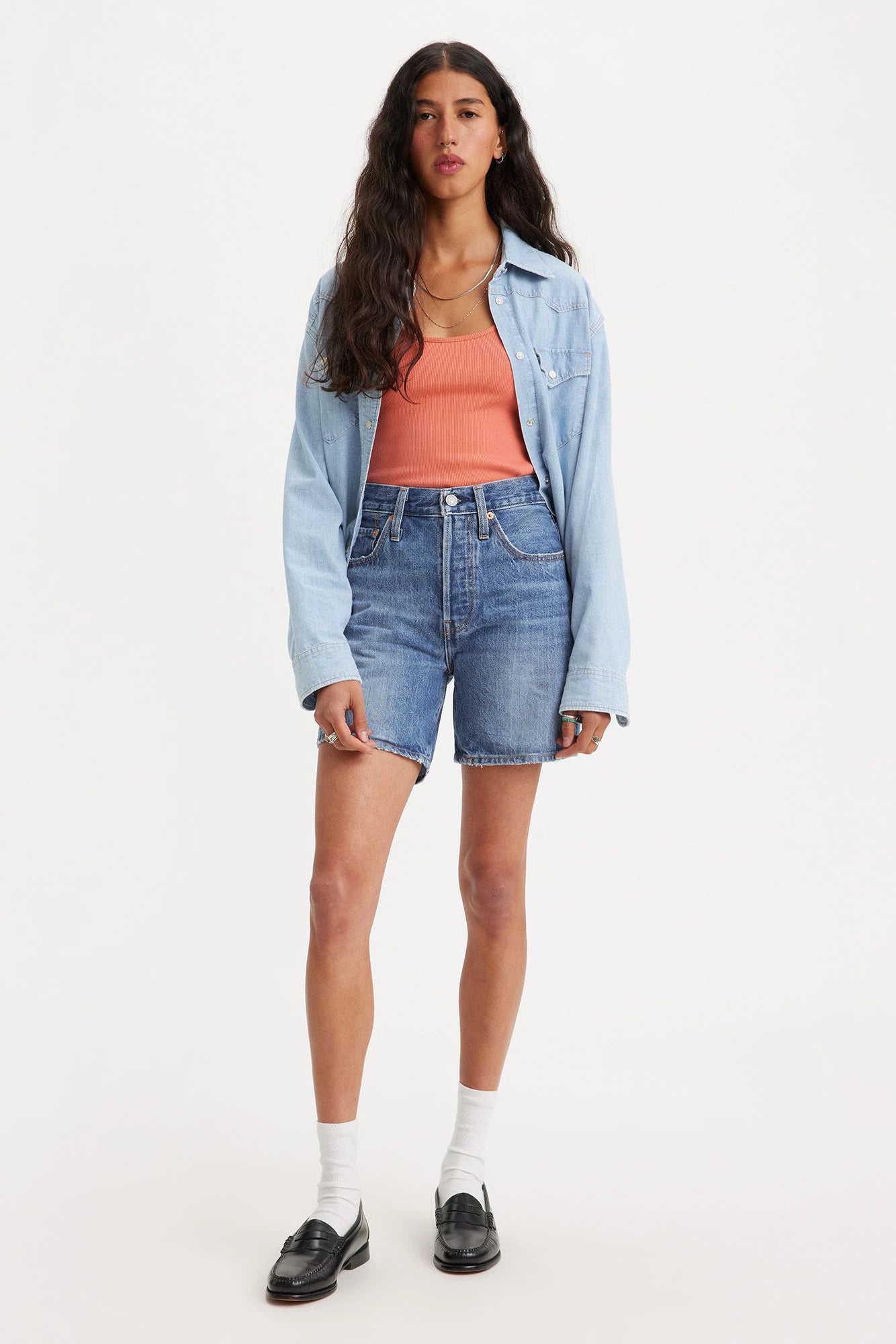 501® Mid Thigh Short Shorts Levi&#39;s   