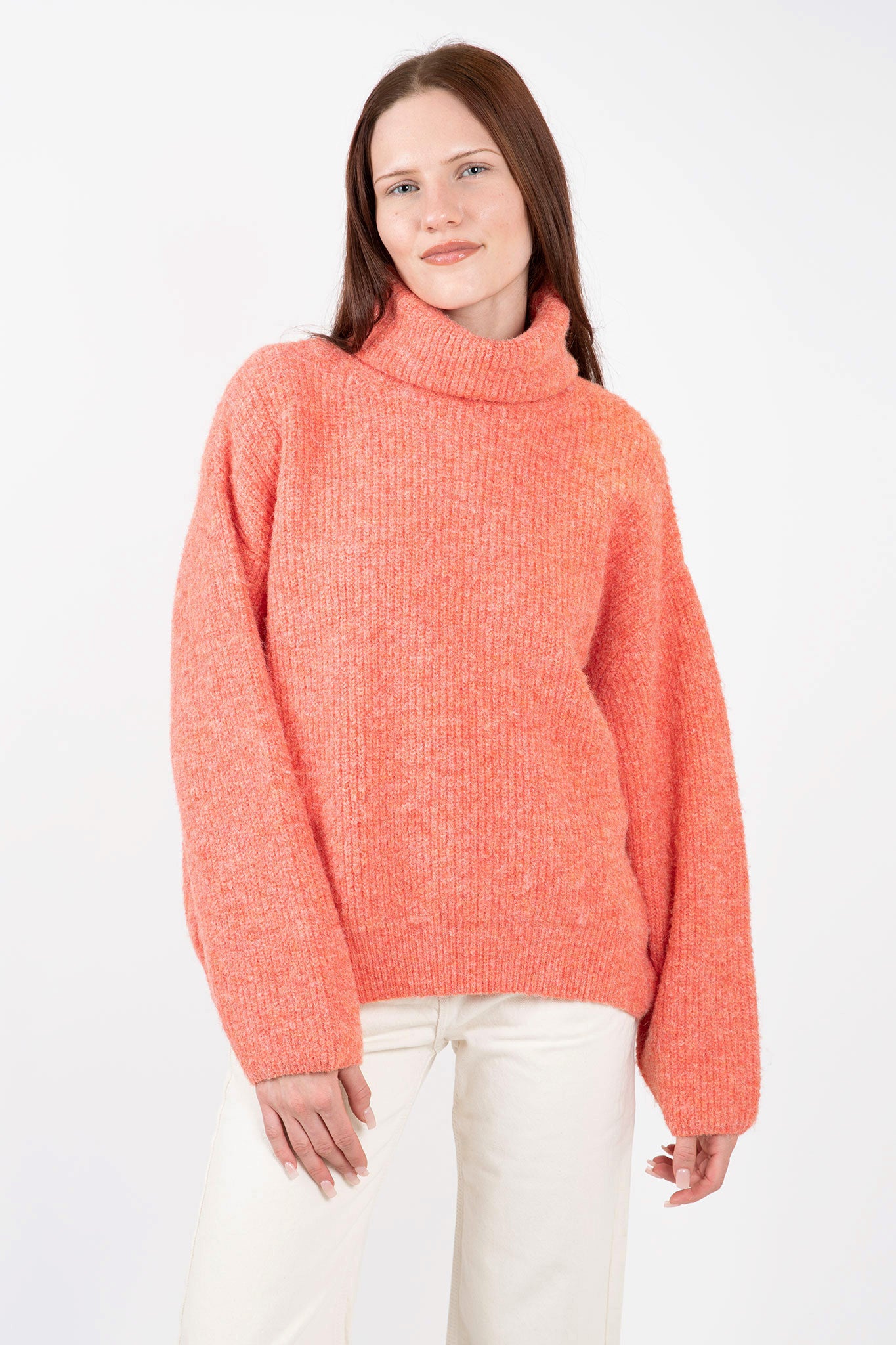 Coral deals turtleneck sweater