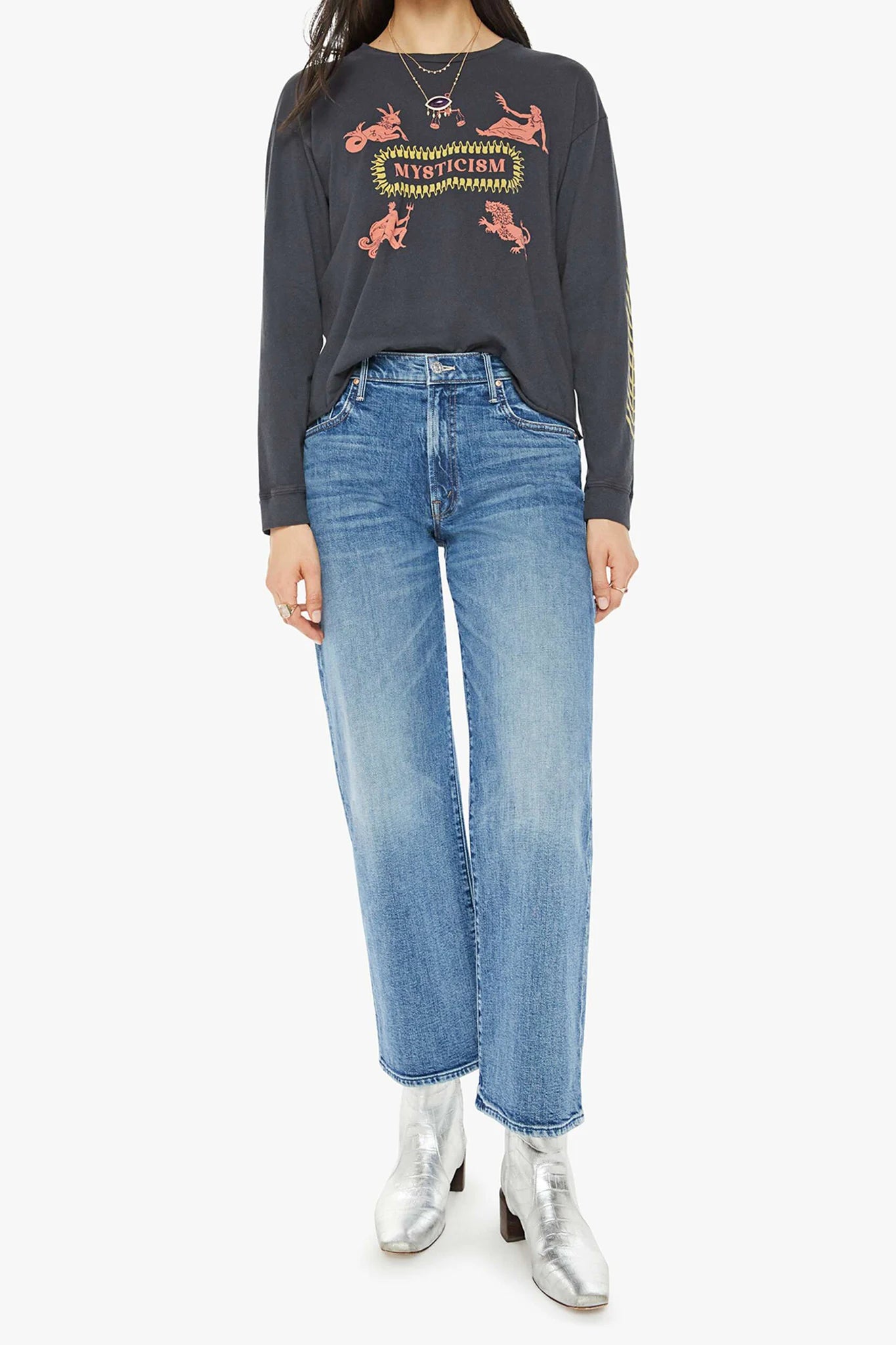 The L/S Slouchy Cut Off T-Shirts MOTHER