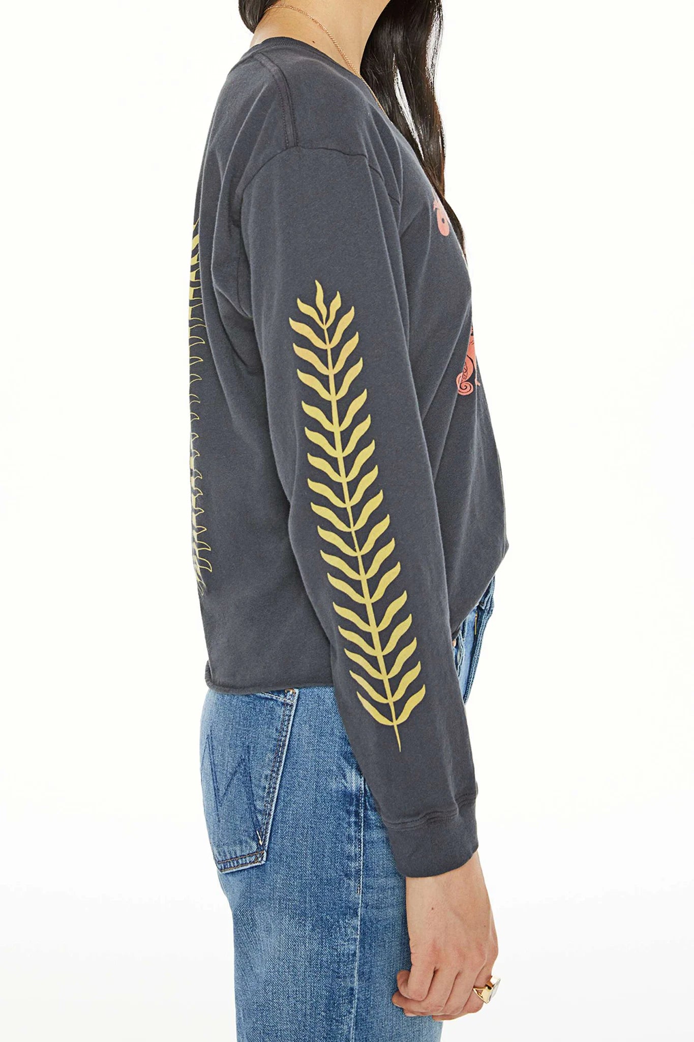 The L/S Slouchy Cut Off T-Shirts MOTHER