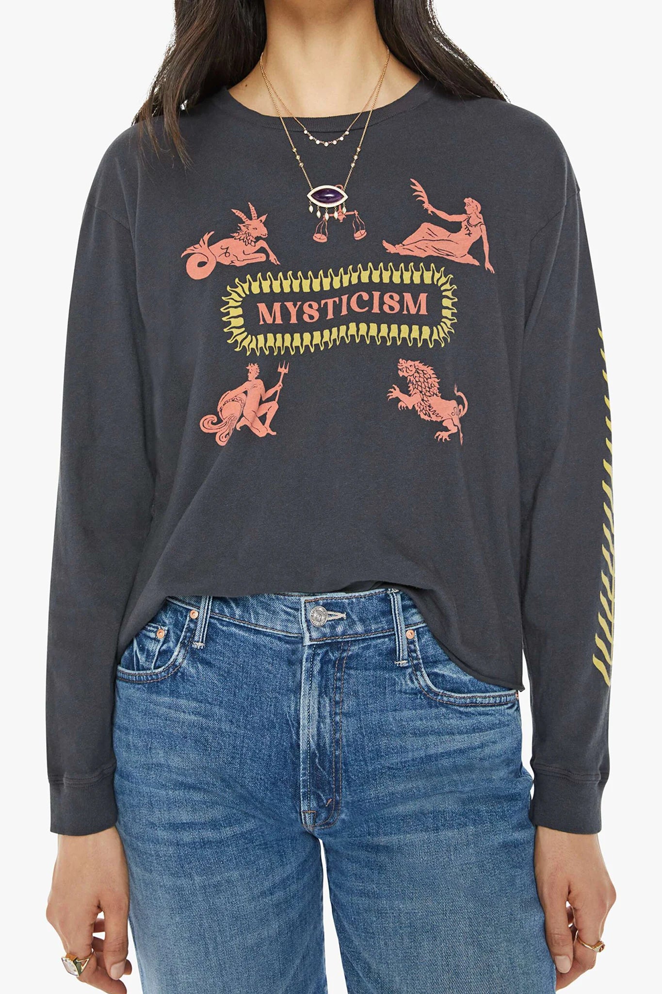 The L/S Slouchy Cut Off T-Shirts MOTHER