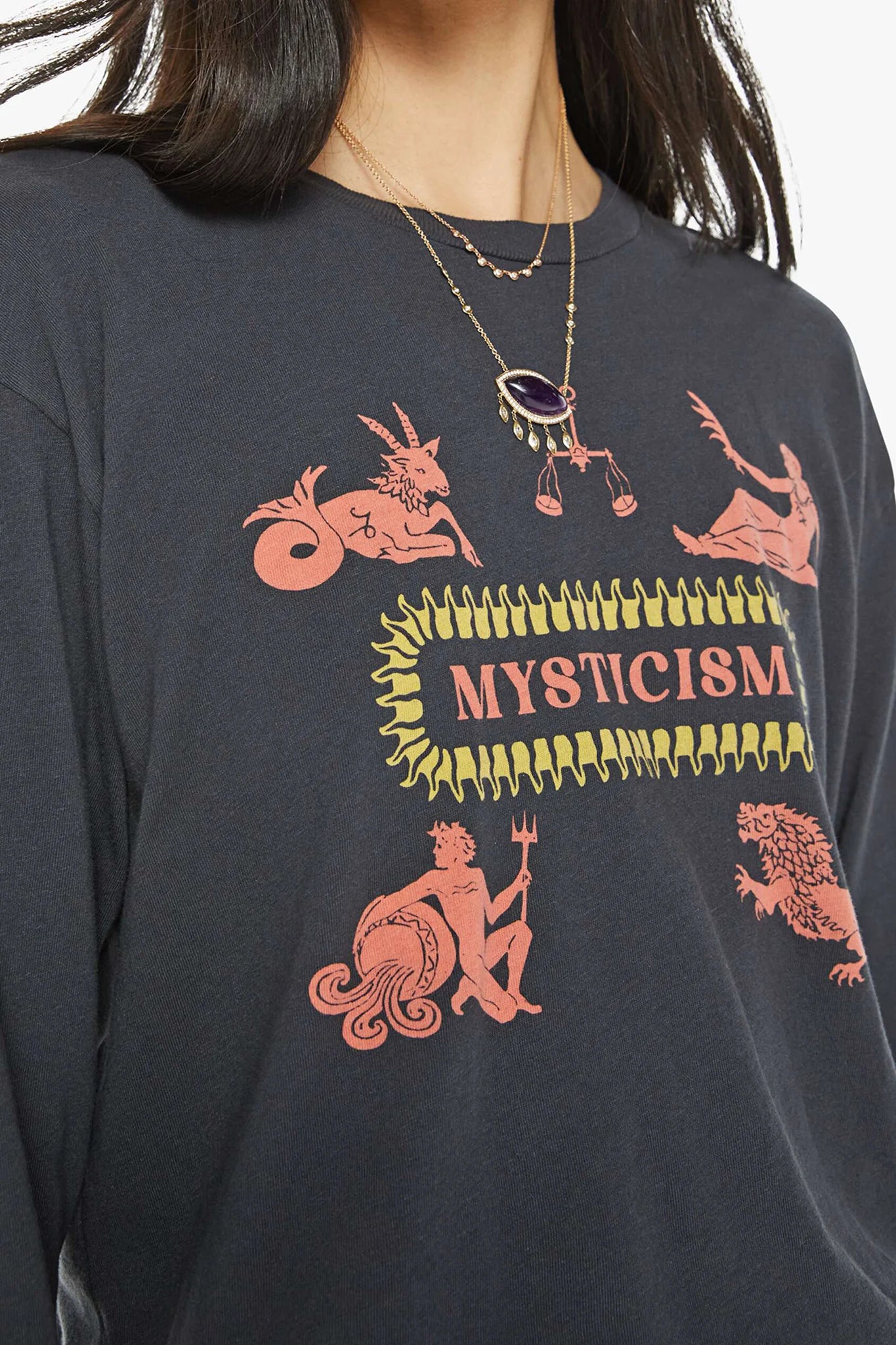 The L/S Slouchy Cut Off T-Shirts MOTHER